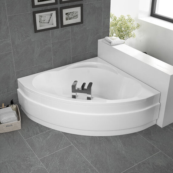 Laguna Plus 1200 Space Saver Corner Bath | & Optional Whirlpool System