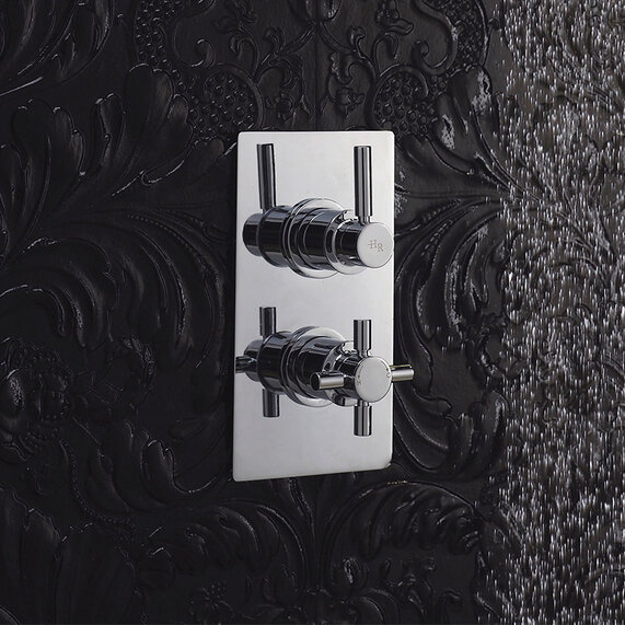 Tec Pura Twin Concealed Thermostatic Shower Valve