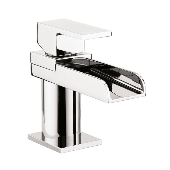 Water Sq Basin Mini Monobloc with No Pop-up Waste