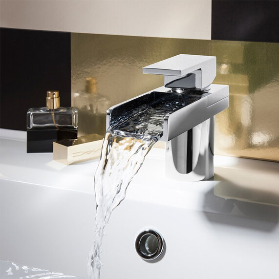 Water Sq Basin Monobloc with No Pop-up Waste
