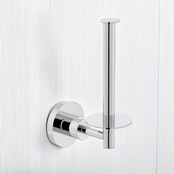 Spare Paper Holder Wall Mounted Round