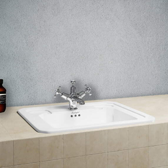 Burlington Fully Inset Vanity Basin 54Cm