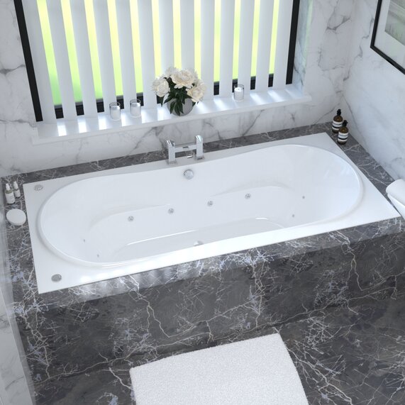 1800 x 900 - Stratos Duo Xl Jacuzzi Spa Wide Bath