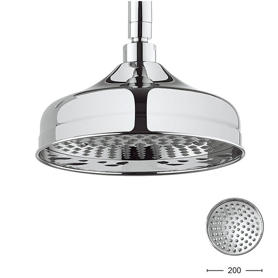 Belgravia 8 Inch Shower Rose Chrome