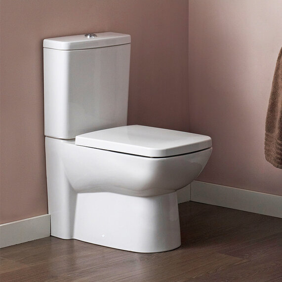 Arlo Hudson Reed Close Coupled Pan with Cistern and Soft Close Seat