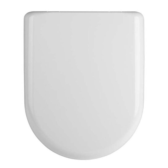 Compact Luxury Rounded D Shape Soft Close Top Fix Toilet Seat