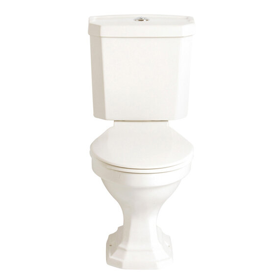 Granley Pan Close Coupled Toilet and Deco Cistern