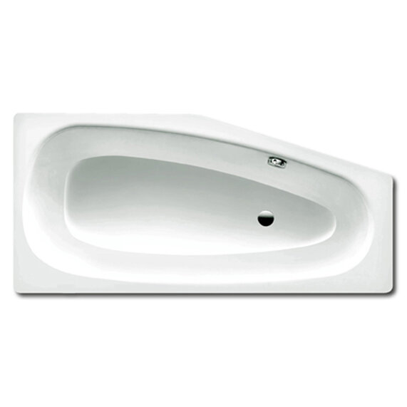 1600 x 700mm - Left-hand Small Steel Bath - Kaldewei Mini