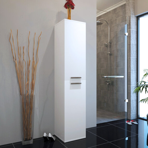 Patello Tall Boy Storage White