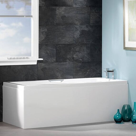 Quantum Integra Eco Low Level Bath (1700 x 700mm) with Optional Carronite Reinforcement