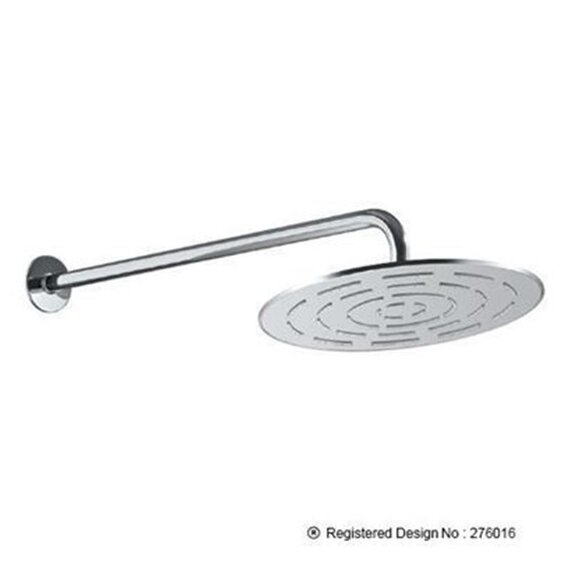Single Function 300mm Diameter Round Shape Maze Overhead Shower, Stainless Steel, Mp 0.5