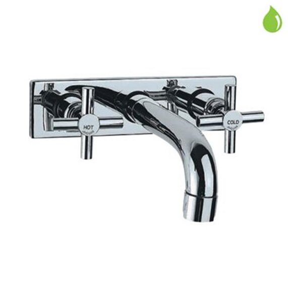 Solo Built-In Two Concealed Stop Valves with Bath Spout, Lp 0.3