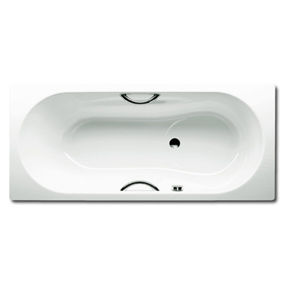 1600mm, 1700mm or 1800mm - Steel Bath with Grips - Kaldewei Vaio Set Star