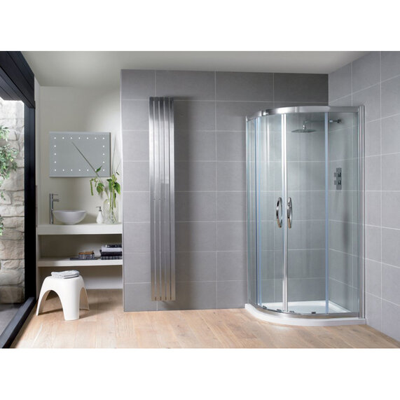 1200 x 900 - Aquadart Venturi 8 Double Door Quadrant 8mm Shower Enclosure with Tray