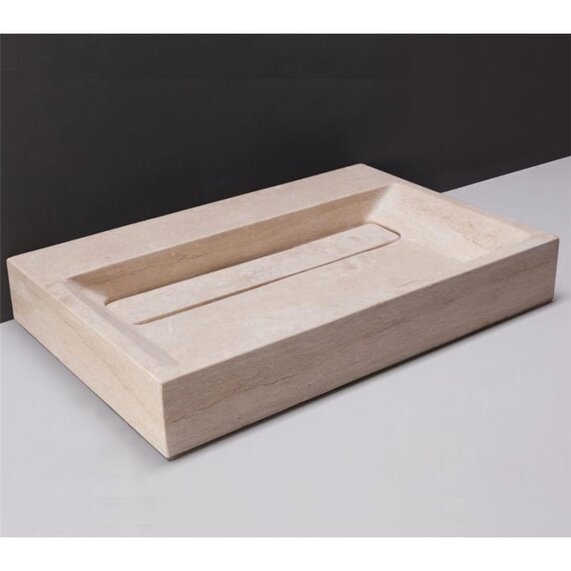 Forzalaqua Bellezza 60 Natural Stone Basin Travertine