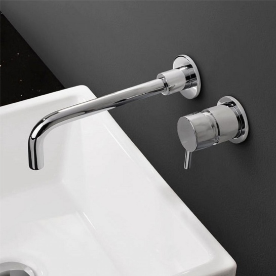 Mike Pro Basin 2 Hole Set No Waste Chrome Mike Pro Basin 2 Hole Set No Waste Chrome