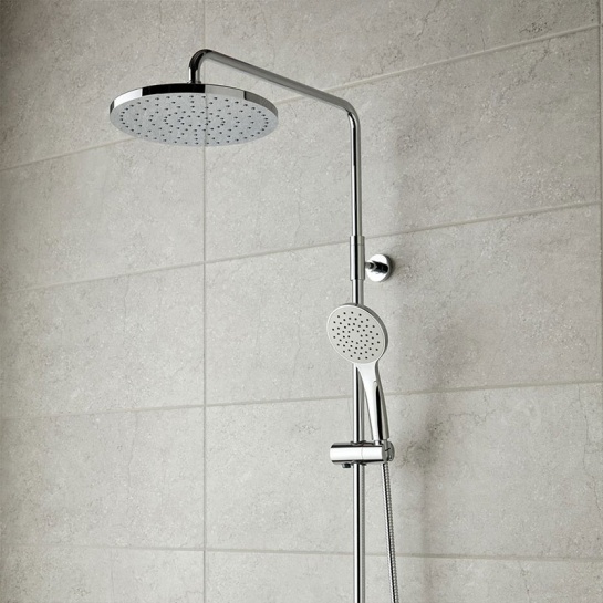 Velo Thermo Round Shower Valve With Integrated Diverter Velo Thermo Round Shower Valve With Integrated Diverter