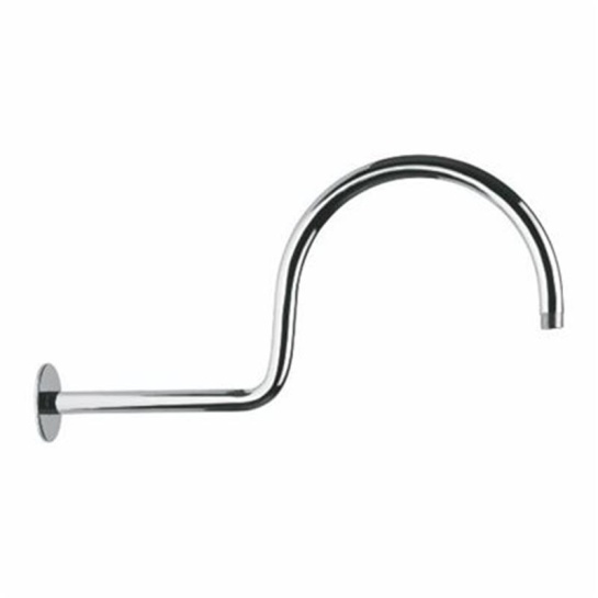 Victorian Chrome Wall Mounted Shower Arm, 20mm Diameter & 480mm Long