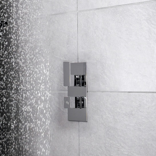 Chrome Art Thermo Triple Valve with Diverter Chrome Art Thermo Triple Valve with Diverter