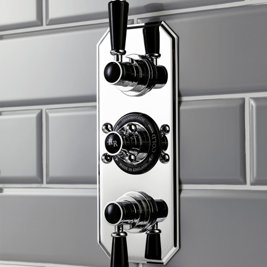 Chrome Topaz Thermo Triple Concealed Valve Chrome Topaz Thermo Triple Concealed Valve