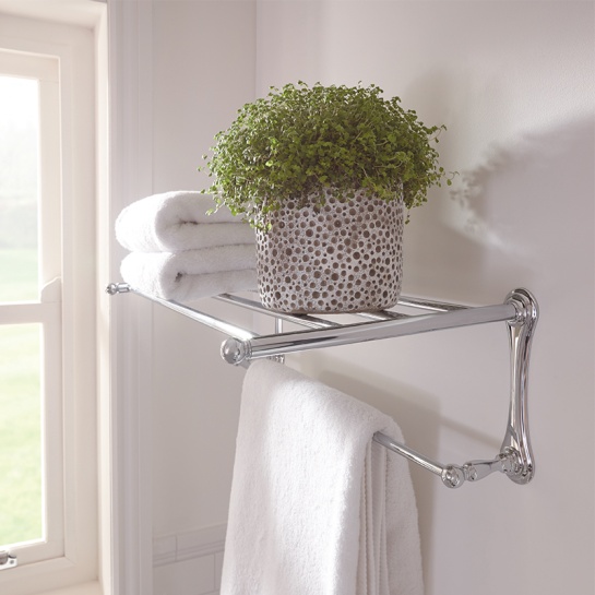 Richmond Wall-Mounted Towel Shelf Richmond Wall-Mounted Towel Shelf