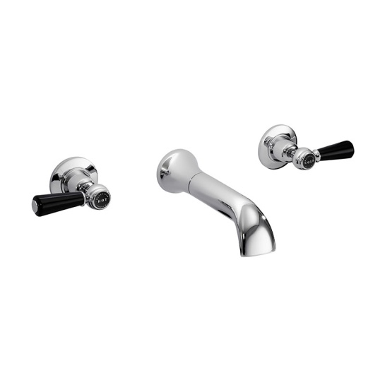 Bayswater 3 Tap Hole Wall Hung Bath Tap With Lever Handles Bayswater 3 Tap Hole Wall Hung Bath Tap With Lever Handles