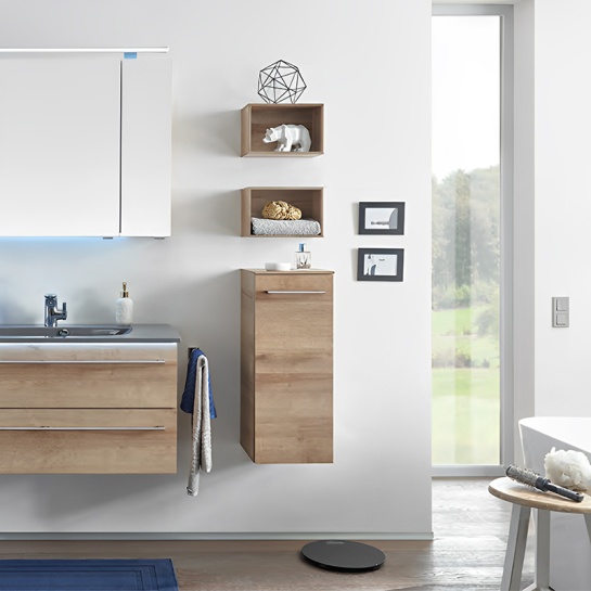 Solitaire 6025 30 Small Bathroom side cupboard 1 door Solitaire 6025 30 Small Bathroom side cupboard 1 door