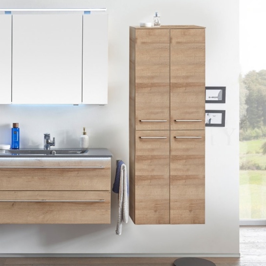 Solitaire 6025 Tall Bathroom cabinet 4 doors Solitaire 6025 Tall Bathroom cabinet 4 doors