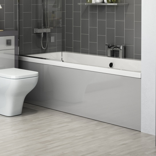 GROVE BATH PANELS PLATINUM GREY GROVE BATH PANELS PLATINUM GREY