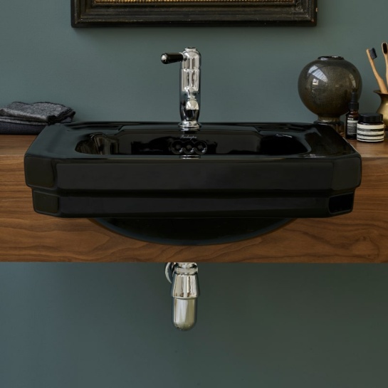 Burlington Traditional Jet Black Basin Semi-recessed Burlington Traditional Jet Black Basin Semi-recessed