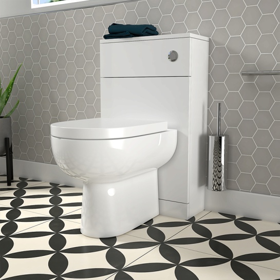 Kiana White BTW Toilet Unit Pan Seat Kiana White BTW Toilet Unit Pan Seat
