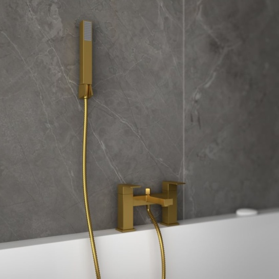 BC Gold Deck Mounted Bath Shower Tap BC Gold Deck Mounted Bath Shower Tap