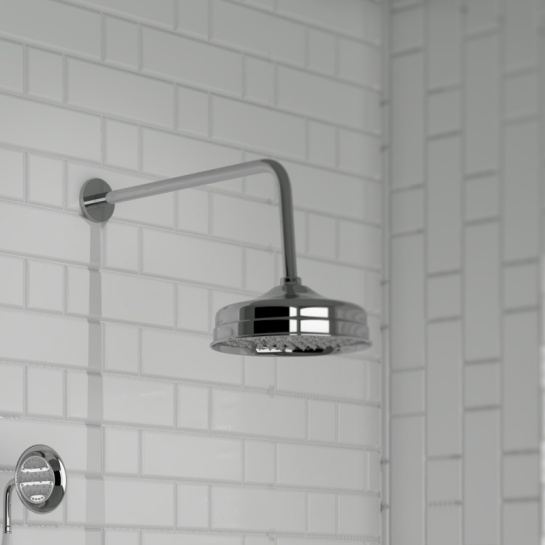 Carmel Traditional Chrome Shower Head Wall Carmel Traditional Chrome Shower Head Wall