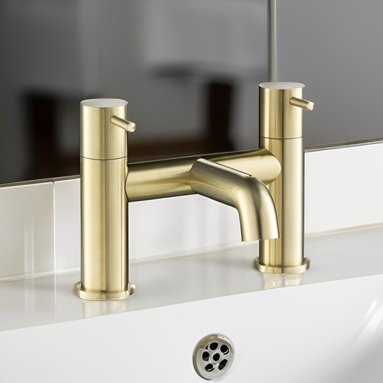 JTP Vos Brushed Gold Bath Filler Tap JTP Vos Brushed Gold Bath Filler Tap
