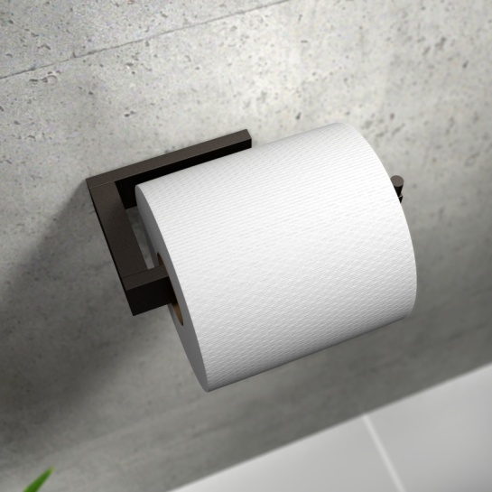 Glade Black Toilet Roll Wall Holder Glade Black Toilet Roll Wall Holder