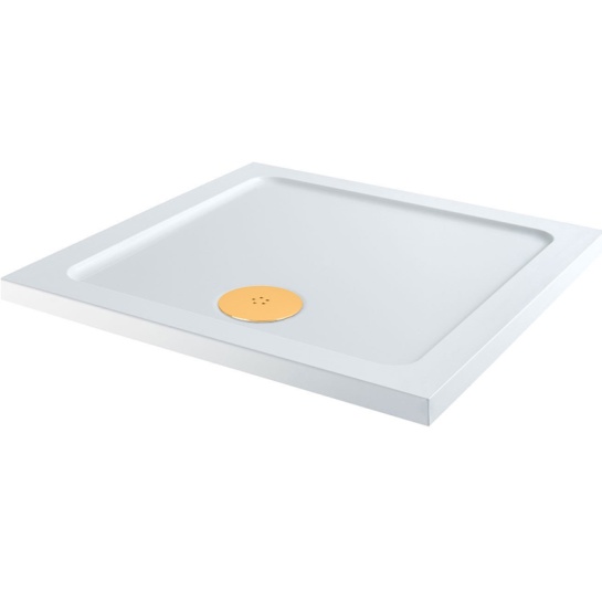 Stone Resin Square Tray 800 x 800 with Optional Gold Waste Stone Resin Square Tray 800 x 800 with Optional Gold Waste
