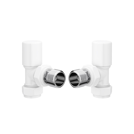 pattern radiator valve - anged - white pattern radiator valve - anged - white
