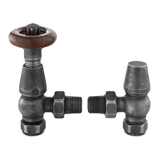 chelsea angled thermostatic radiator valve in pewter chelsea angled thermostatic radiator valve in pewter