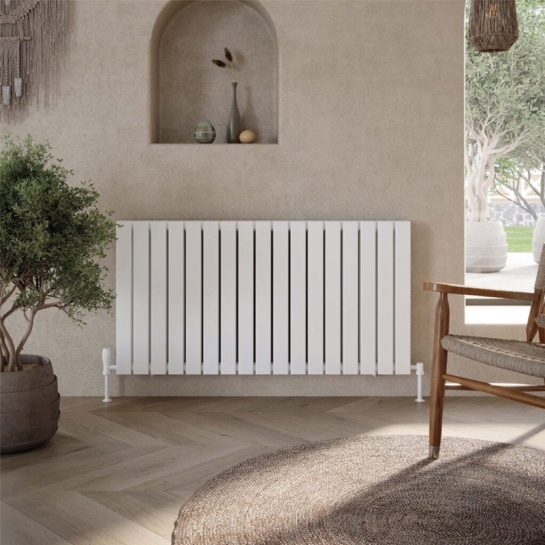 padish horizontal double white designer radiator padish horizontal double white designer radiator