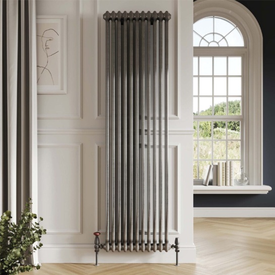 effendi 2 column vertical raw metal designer radiator effendi 2 column vertical raw metal designer radiator