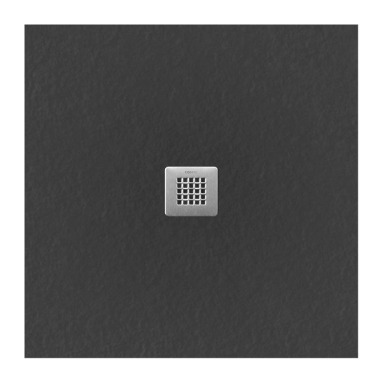 GIORGIO SQUARE SHOWER TRAY 900 BLACK SLATE
