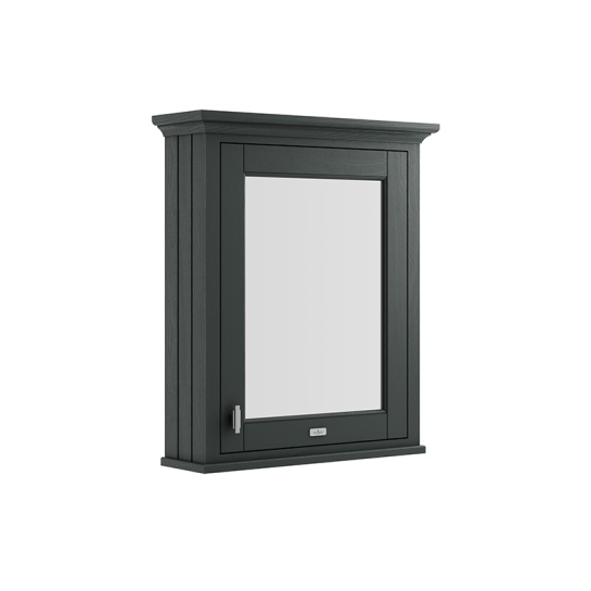 BC Designs victrion 600 traditional mirror cabinet in dark lead BC Designs victrion 600 traditional mirror cabinet in dark lead