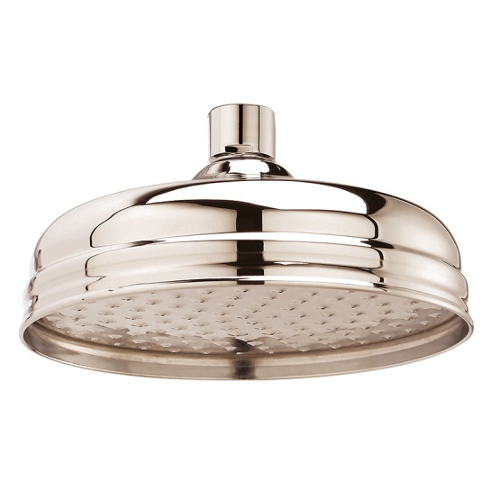 BC Designs victrion nickel 8 inch shower head | ceiling or wall mounted BC Designs victrion nickel 8 inch shower head | ceiling or wall mounted