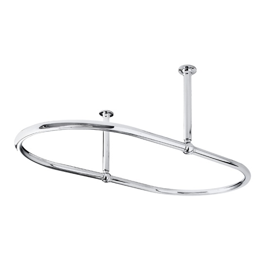 BC Designs victrion chrome oval shower curtain ring BC Designs victrion chrome oval shower curtain ring