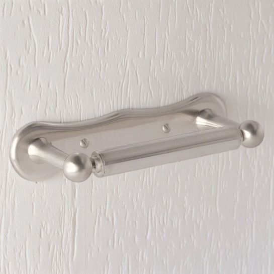 BC Designs victrion traditional brushed nickel toilet roll holder BC Designs victrion traditional brushed nickel toilet roll holder