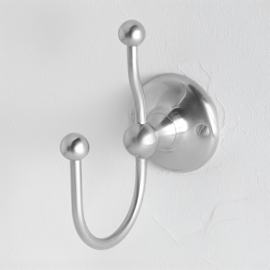 BC Designs victrion brushed chrome double robe hook BC Designs victrion brushed chrome double robe hook