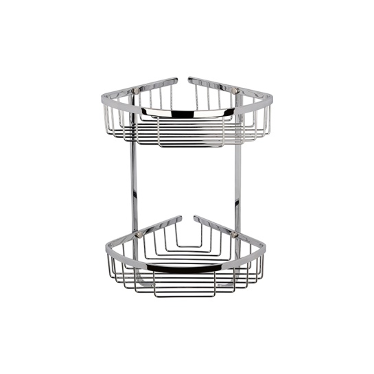 BC Designs victrion chrome double corner shower basket BC Designs victrion chrome double corner shower basket