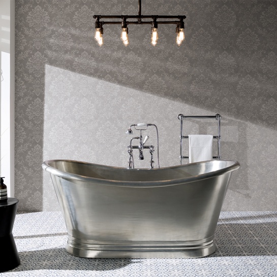 bc designs 1500 copper boat bath with inner tin & outer tin bc designs 1500 copper boat bath with inner tin & outer tin