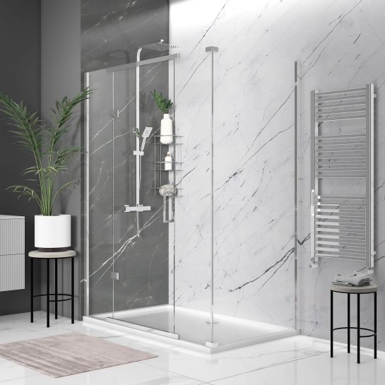 havana chrome 1500 inline hinged corner shower enclosure havana chrome 1500 inline hinged corner shower enclosure
