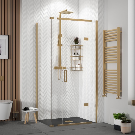 havana gold 1000 inline hinged corner shower enclosure havana gold 1000 inline hinged corner shower enclosure